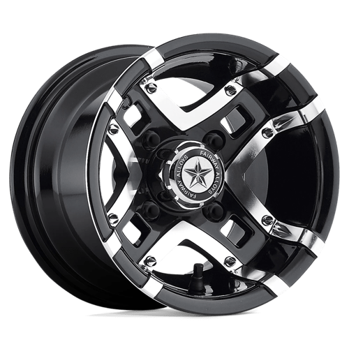 FA141 SHIFT 10X7 MACH GLOSS BLACK -25MM